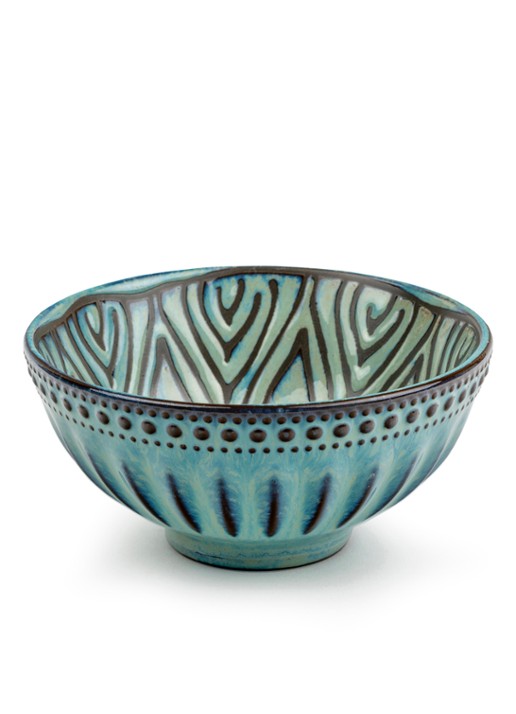 Bredemeijer Jara schaal 12 cm set van 5 - detail donkerblauw