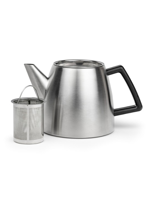 Bredemeijer Odense theepot 1,1 liter - achterkant zilver