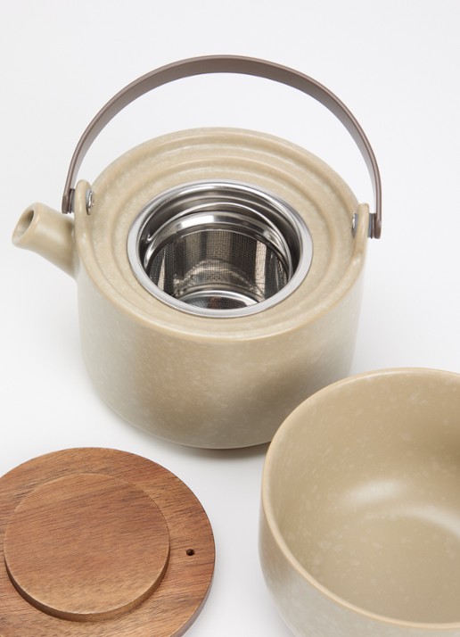 Bredemeijer Umea theepot 50 cl - voorkant 2 grijs
