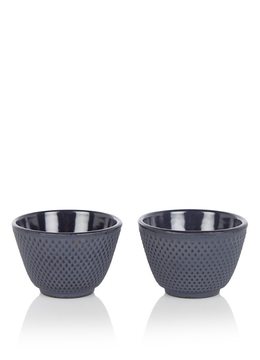 Bredemeijer Xilin mok set van 2 - voorkant donkerblauw