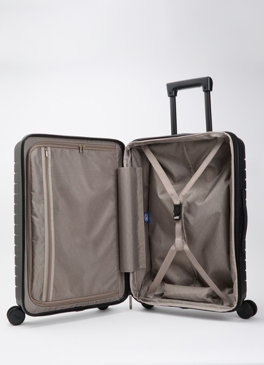 Bric's B|Y Ulisse vergrootbare spinner 65 cm - voorkant 4 zwart