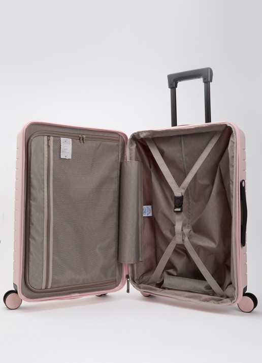 Bric's B|Y Ulisse vergrootbare spinner 65 cm - voorkant 2 roze