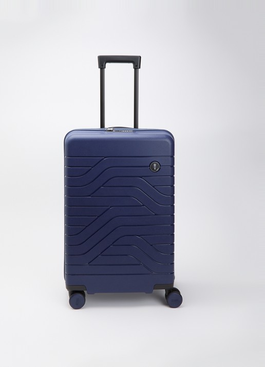 Bric's B|Y Ulisse vergrootbare spinner 65 cm - voorkant donkerblauw