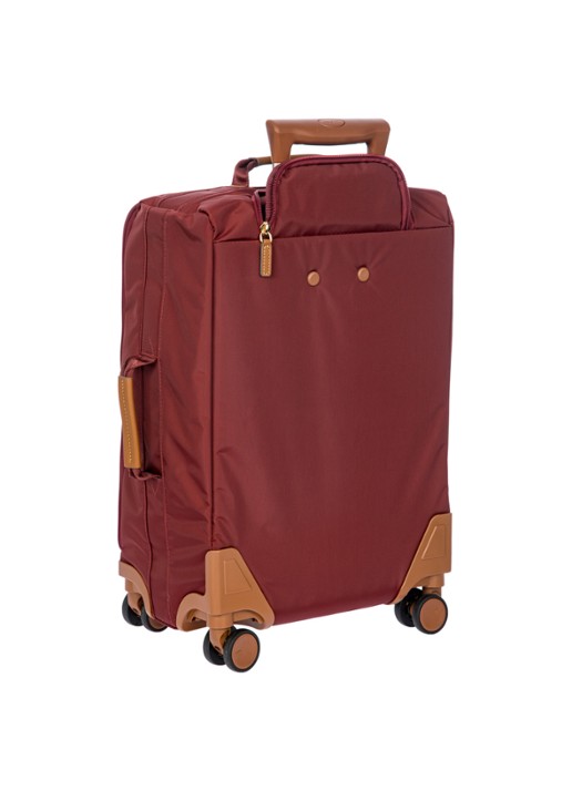 Bric's Holdall trolley 55 cm - voorkant 2 bordeauxrood