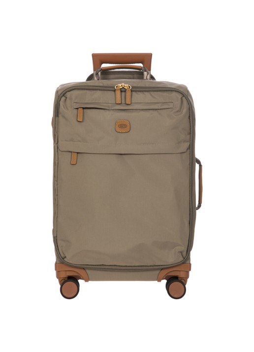 Bric's Holdall trolley 55 cm - voorkant bruin