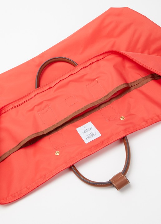 Bric's Holdall weekendtas met logo en uitneembaar etui - detail koraal