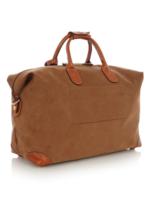 Bric's Life Holdall weekendtas - detail camel