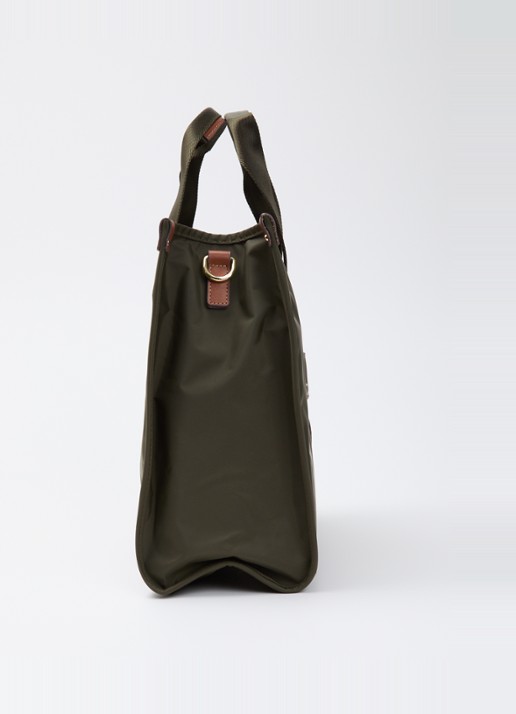 Bric's X-Collection Opera L shopper met afneembare schouderriem - detail 3 olijfgroen