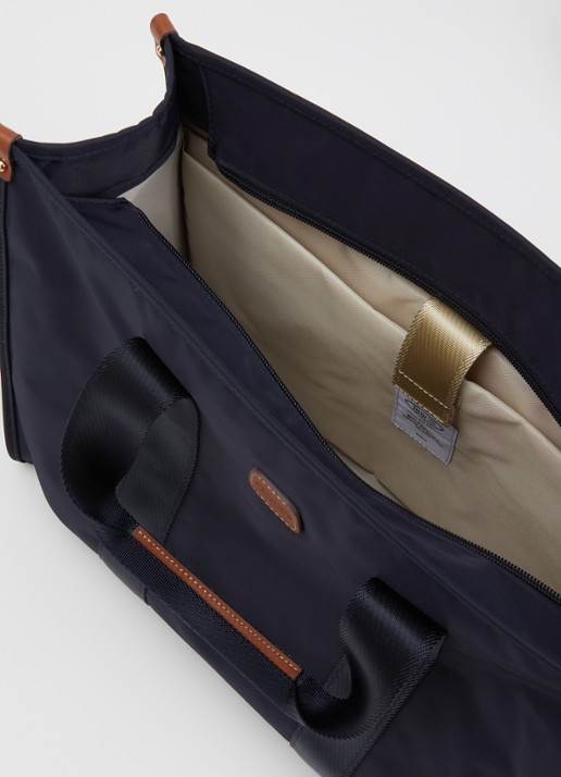 Bric's X-Collection Opera L shopper met afneembare schouderriem - detail donkerblauw