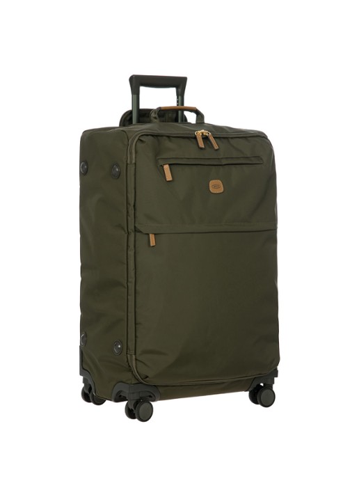 Bric's X-Collection spinner 71 cm - voorkant 2 olijfgroen