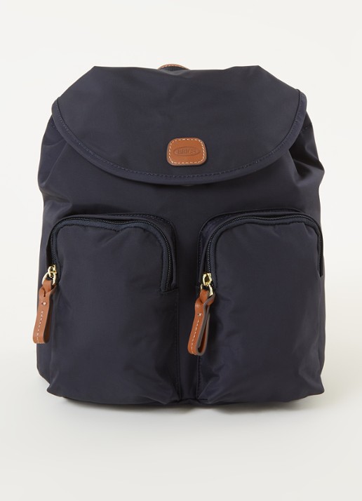 Bric's X-Travel City rugzak met leren details