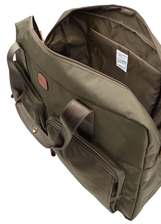 Bric's X-Travel M weekendtas met afneembare en verstelbare schouderriem - detail 4 legergroen