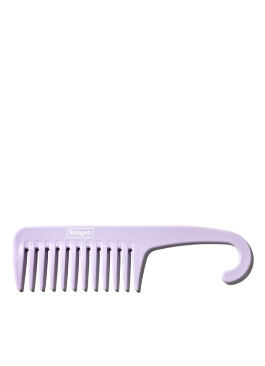 Briogeo Wide Tooth Detangling Comb - haarkam - voorkant 2 paars