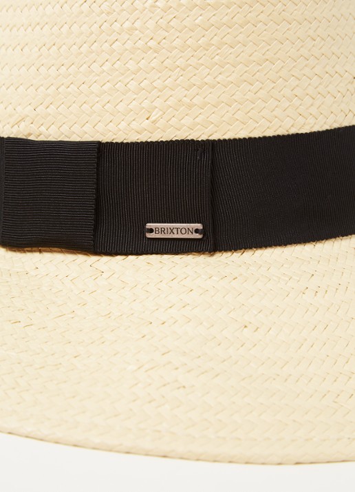 Brixton Anna hoed van stro - detail zand