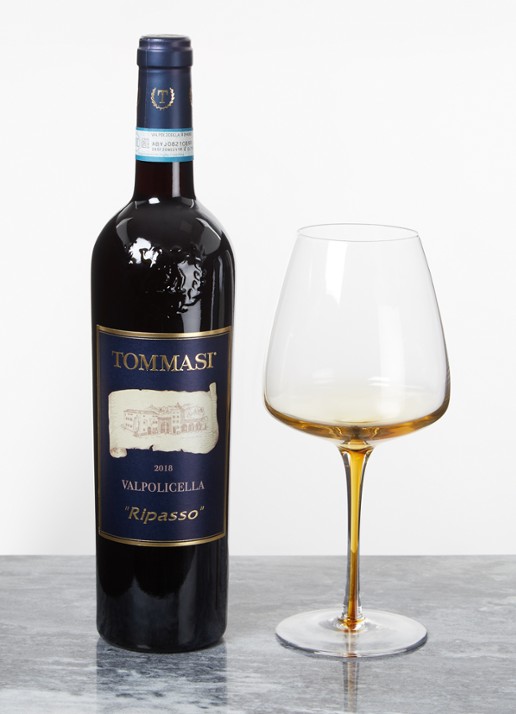 Broste Copenhagen Amber rode wijnglas 65 cl - voorkant 2 transparant