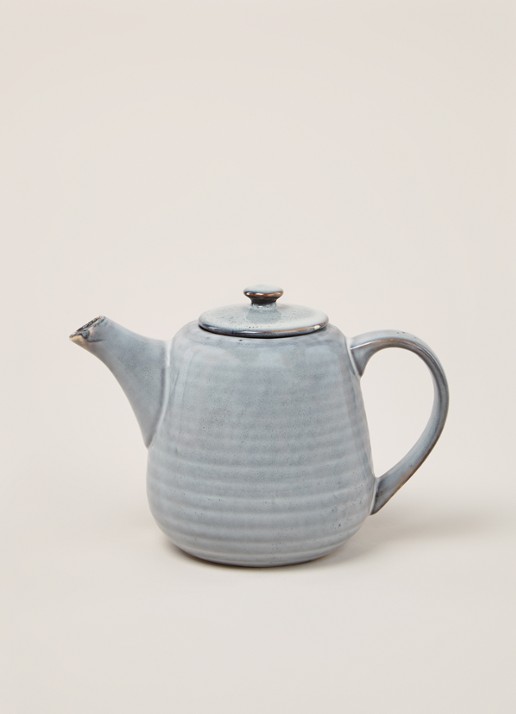 Broste Copenhagen Nordic Sea theepot 70 cl - voorkant 2 blauwgrijs