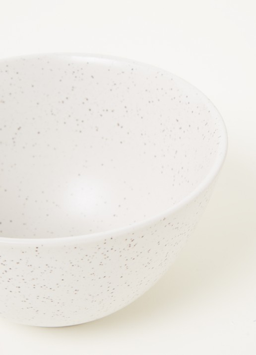 Broste Copenhagen Nordic Vanilla kom 15 cm - voorkant 2 wit