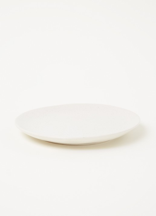 Broste Copenhagen Nordic Vanilla ontbijtbord Ø20,5 cm - voorkant 2 wit