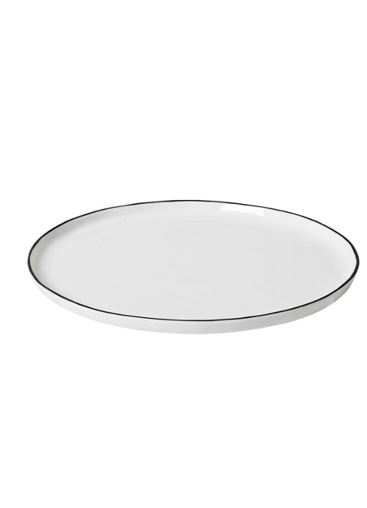 Broste Copenhagen Salt dinerbord 28 cm - achterkant 3 wit