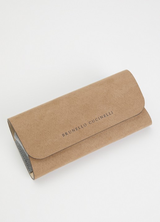 Brunello Cucinelli DIKE zonnebril BC2020ST - detail 3 bruin