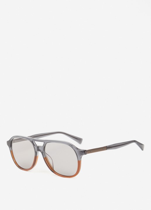 Brunello Cucinelli Piloten zonnebril gepolariseerd BC4025S