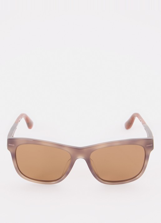 Brunello Cucinelli Wayfarer zonnebril BC4003S - detail 2 bruin