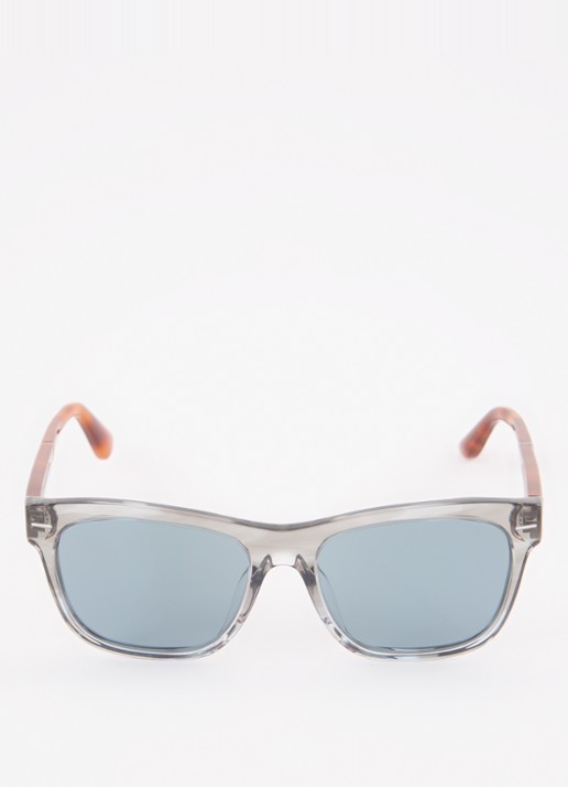 Brunello Cucinelli Wayfarer zonnebril BC4003S - detail lichtgrijs