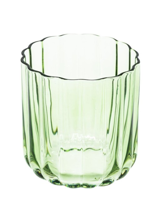 Brût Homeware Gaia drinkglas 35 cl - achterkant groen
