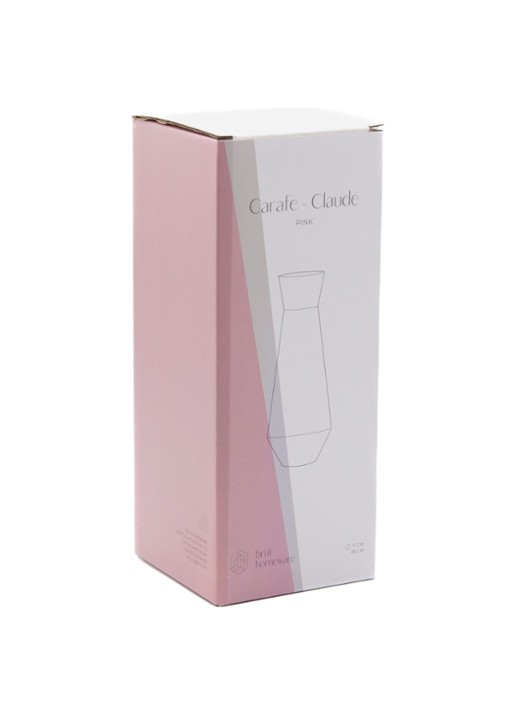 Brût Homeware Karaf 1,1 liter - detail roze