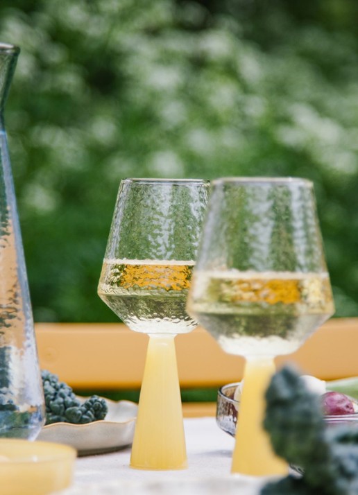 Brût Homeware Wijnglas 40 cl set van 2 - detail 6 geel