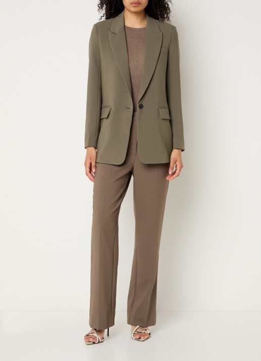 Bruuns Bazaar CindySus Frida blazer - voorkant 2 lichtbruin