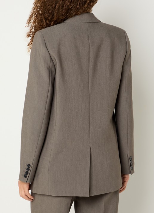 Bruuns Bazaar CindySus Frida blazer - achterkant 2 zand