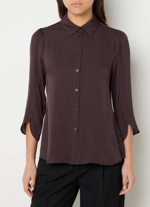 Bruuns Bazaar Kamille blouse met kraag