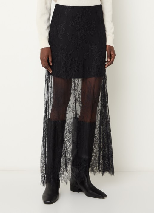 Bruuns Bazaar LaccoBBIna semi-transparante maxi rok van kant