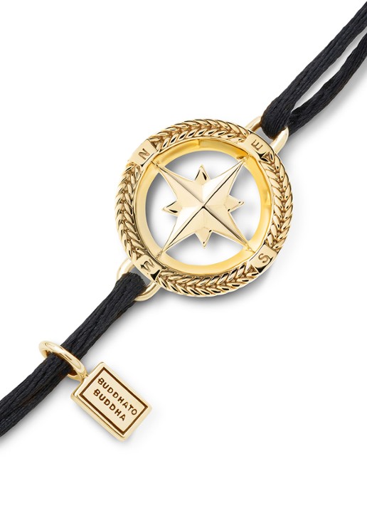 Buddha to Buddha Barbara Compass armband - voorkant 4 zilver