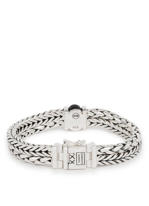 Buddha to Buddha Barbara/George armband van zilver met onyx - detail 5 zilver