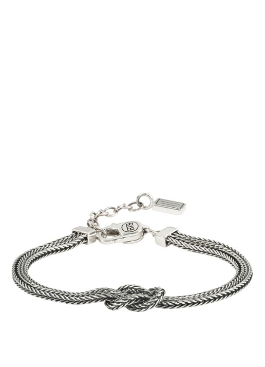 Buddha to Buddha Barbara Mini Knot armband van zilver