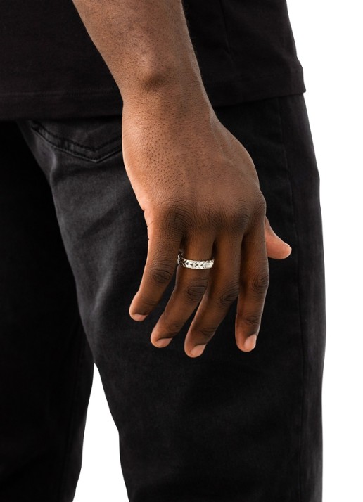 Buddha to Buddha Barbara XS ring van zilver - voorkant 2 zilver