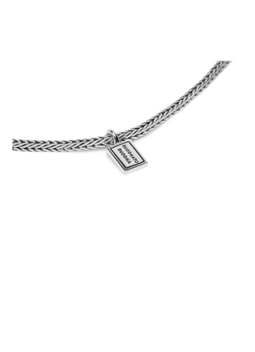 Buddha to Buddha Barbara XS schakelketting van zilver - detail 2 zilver
