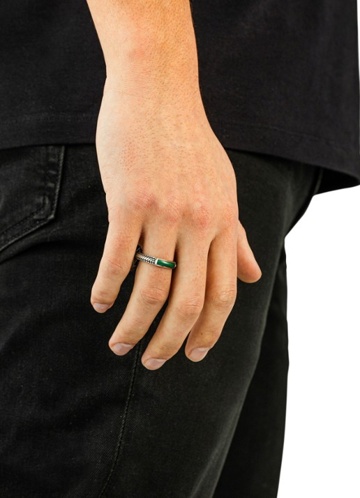 Buddha to Buddha Ben Mini ring van zilver - detail 4 zilver