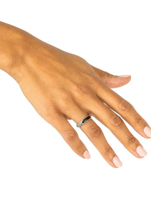 Buddha to Buddha Ben Mini ring van zilver - voorkant 2 zilver