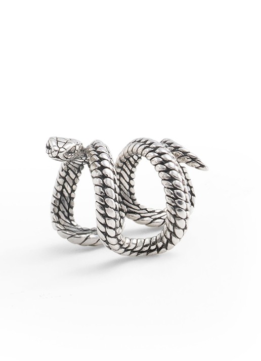 Buddha to Buddha Ben Slang ear cuff van zilver