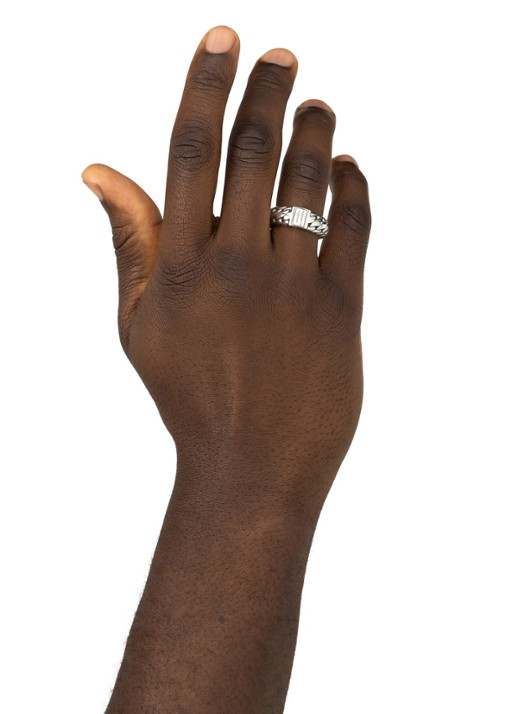 Buddha to Buddha Ben Small ring van zilver - voorkant 2 zilver