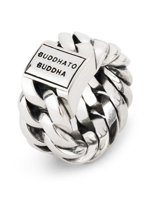 Buddha to Buddha Chain ring van zilver - detail 2 zilver