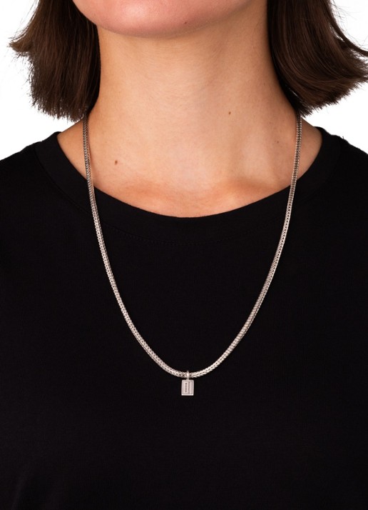 Buddha to Buddha Ellen Mini schakelketting van zilver - detail 3 zilver