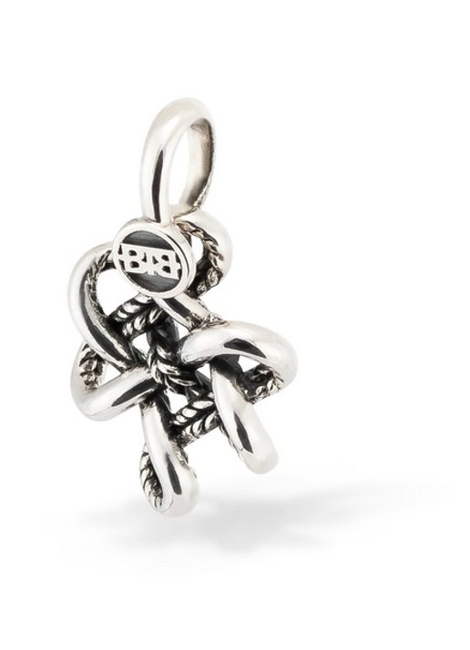 Buddha to Buddha Endless Knot XS hanger van zilver - detail zilver