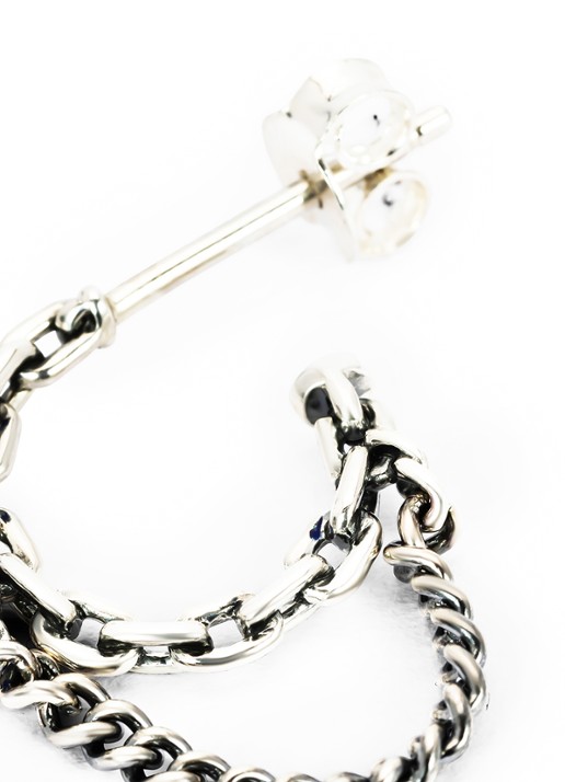 Buddha to Buddha Essential enkele oorsteker van zilver - detail 2 zilver
