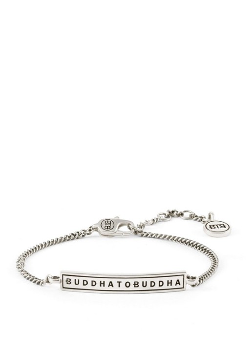 Buddha to Buddha Essential Logo enkelbandje van zilver