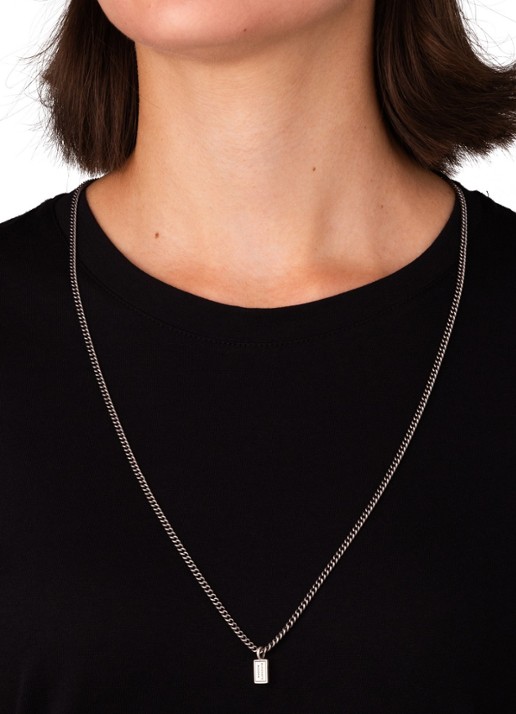 Buddha to Buddha Essential XS ketting van zilver - voorkant 4 zilver