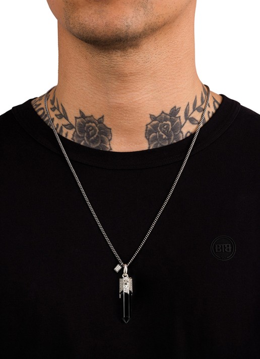Buddha to Buddha Gemstone hanger van zilver  - voorkant 5 zilver